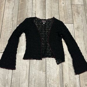Vintage Asylum lace cardigan